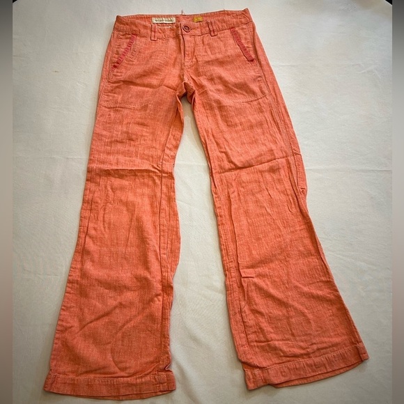 Pilcro Pants - ANTHROPOLOGIE PILCRO Linen Women’s Pants, Flared Leg, Size 4